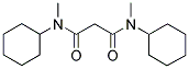 N,N'-DICYCLOHEXYL-N,N'-DIMETHYL-MALONAMIDE Struktur