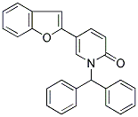 1-BENZHYDRYL-5-(1-BENZOFURAN-2-YL)PYRIDIN-2(1H)-ONE Struktur