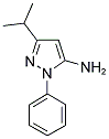 3-ISO-PROPYL-1-PHENYL-1H-PYRAZOL-5-AMINE Struktur