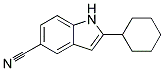 5-CYANO-2-CYCLOHEXYL-1H-INDOLE Struktur