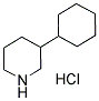 3-CYCLOHEXYL PIPERIDINE HYDROCHLORIDE Struktur