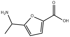 5-(1-AMINO-ETHYL)-FURAN-2-CARBOXYLIC ACID Struktur