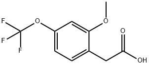 2-メトキシ-4-(トリフルオロメトキシ)フェニル酢酸 price.