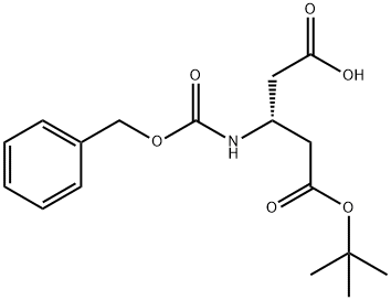 Z-BETA-GLU(OTBU)-OH Struktur