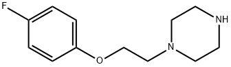 1-[2-(4-FLUOROPHENOXY)ETHYL]PIPERAZINE Struktur