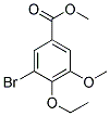 3-BROMO-4-ETHOXY-5-METHOXY-BENZOIC ACID METHYL ESTER Struktur