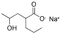 4-HYDROXYVALPROIC ACID SODIUM SALT Struktur