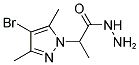 2-(4-BROMO-3,5-DIMETHYL-PYRAZOL-1-YL)-PROPIONIC ACID HYDRAZIDE Struktur