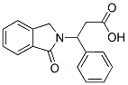 3-(1-OXO-1,3-DIHYDRO-2H-ISOINDOL-2-YL)-3-PHENYLPROPANOIC ACID Struktur