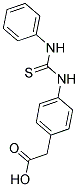 (4-[(ANILINOCARBOTHIOYL)AMINO]PHENYL)ACETIC ACID Struktur