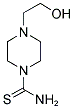 4-(2-HYDROXYETHYL)PIPERAZINE-1-CARBOTHIOAMIDE Struktur