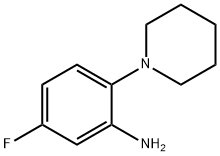 5-FLUORO-2-PIPERIDIN-1-YL-PHENYLAMINE Struktur