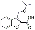 3-(ISOPROPOXYMETHYL)-1-BENZOFURAN-2-CARBOXYLIC ACID Struktur