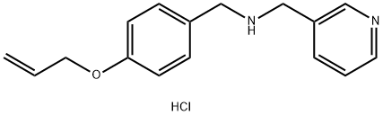 (4-ALLYLOXY-BENZYL)-PYRIDIN-3-YLMETHYL-AMINEHYDROCHLORIDE Struktur