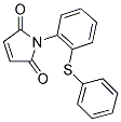 1-(2-PHENYLSULFANYL-PHENYL)-PYRROLE-2,5-DIONE Struktur