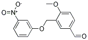 4-METHOXY-3-(3-NITRO-PHENOXYMETHYL)-BENZALDEHYDE Struktur