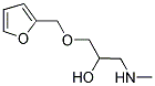 1-(2-FURYLMETHOXY)-3-METHYLAMINO-2-PROPANOL Struktur