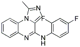 N-(2,4-DIFLUOROPHENYL)-1-METHYLIMIDAZO[1,5-A]QUINOXALIN-4-AMINE Struktur