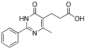 3-(4-METHYL-6-OXO-2-PHENYL-1,6-DIHYDROPYRIMIDIN-5-YL)PROPANOIC ACID Struktur