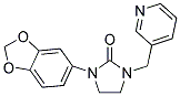 1-(1,3-BENZODIOXOL-5-YL)-3-(PYRIDIN-3-YLMETHYL)IMIDAZOLIDIN-2-ONE Struktur