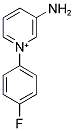 3-AMINO-1-(4-FLUOROPHENYL)PYRIDINIUM Struktur