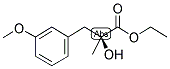 ETHYL (S)-2-HYDROXY-2-METHYL(3-METHOXYBENZENE)PROPANOATE Struktur