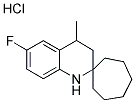 6'-FLUORO-4'-METHYL-3',4'-DIHYDRO-1'H-SPIRO[CYCLOHEPTANE-1,2'-QUINOLINE] HYDROCHLORIDE Struktur