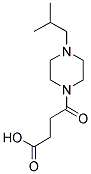 4-(4-ISOBUTYL-PIPERAZIN-1-YL)-4-OXO-BUTYRIC ACID Struktur