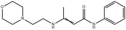 3-((2-MORPHOLIN-4-YLETHYL)AMINO)-N-PHENYLBUT-2-ENAMIDE Struktur