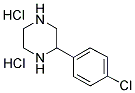 2-(4-CHLOROPHENYL)PIPERAZINE DIHYDROCHLORIDE Struktur