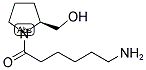 (S)-6-AMINO-1-(2-HYDROXYMETHYL-PYRROLIDIN-1-YL)-HEXAN-1-ONE Struktur