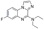 N,N-DIETHYL-7-FLUOROIMIDAZO[1,2-A]QUINOXALIN-4-AMINE Struktur