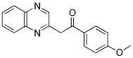 1-(4-METHOXYPHENYL)-2-QUINOXALIN-2-YLETHANONE Struktur