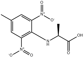 2-(4-METHYL-2,6-DINITROANILINO)PROPANOIC ACID Struktur