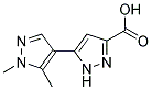 1',5'-DIMETHYL-2 H ,1' H-[3,4']BIPYRAZOLYL-5-CARBOXYLIC ACID Struktur