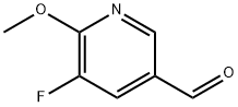 3-FLUORO-5-FORMYL-2-METHOXYPYRIDINE Structure