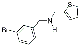 1-(3-BROMOPHENYL)-N-(THIEN-2-YLMETHYL)METHANAMINE Struktur