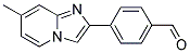 4-(7-METHYLIMIDAZO[1,2-A]PYRIDIN-2-YL)BENZALDEHYDE Struktur