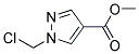1-CHLOROMETHYL-1 H-PYRAZOLE-4-CARBOXYLIC ACID METHYL ESTER Struktur