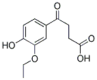 4-(3-ETHOXY-4-HYDROXY-PHENYL)-4-OXO-BUTYRIC ACID Struktur