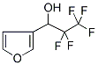 2,2,3,3,3-PENTAFLUORO-1-FURAN-3-YL-PROPANOL Struktur