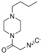 4-N-BUTYL-PIPERAZINO-1-ISOCYANO-ACETAMIDE Struktur