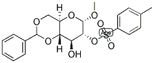 METHYL-4,6-O-BENZYLIDENE-2-O-TOSYL-ALPHA-D-GLUCOPYRANOSIDE Struktur