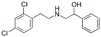 (2,4-DICHLOROPHENETHYL)-(ALPHA-HYDROXYPHENETHYL)AMINE Struktur