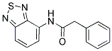 N-(2,1,3-BENZOTHIADIAZOL-4-YL)-2-PHENYLACETAMIDE Struktur