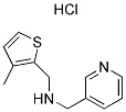 (3-METHYL-THIOPHEN-2-YLMETHYL)-PYRIDIN-3-YLMETHYL-AMINE HYDROCHLORIDE Struktur