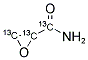 GLYCIDAMIDE-13C3 Struktur