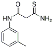 3-AMINO-N-(3-METHYLPHENYL)-3-THIOXOPROPANAMIDE Struktur