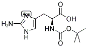 (S)-3-(2-AMINO-1H-IMIDAZOL-4-YL)-2-TERT-BUTOXYCARBONYLAMINO-PROPIONIC ACID Struktur