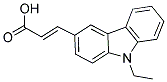 (2E)-3-(9-ETHYL-9H-CARBAZOL-3-YL)ACRYLIC ACID Struktur